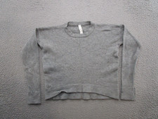 Lululemon 95 Merino Wool Blend Gray Pullover Sweater Women's Size 6 Read