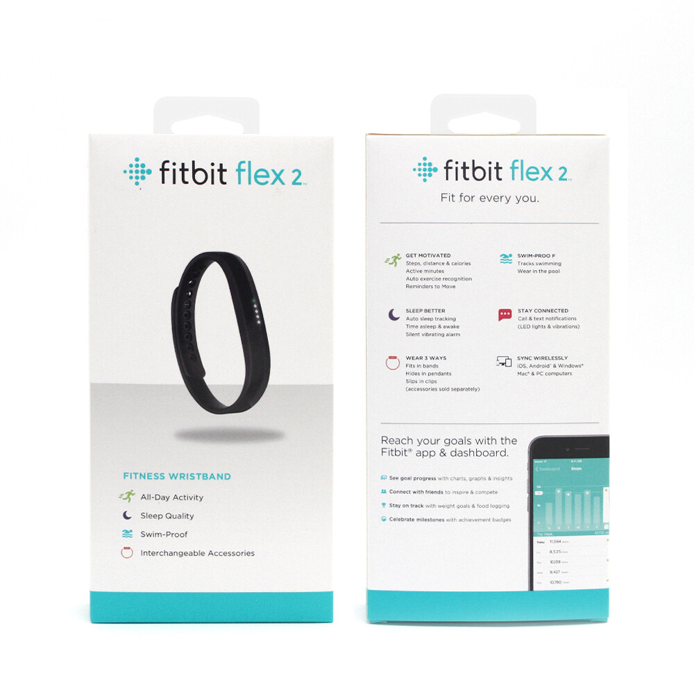 Fitbit Flex 2 Activity Tracker - Black (FB403BK) for sale