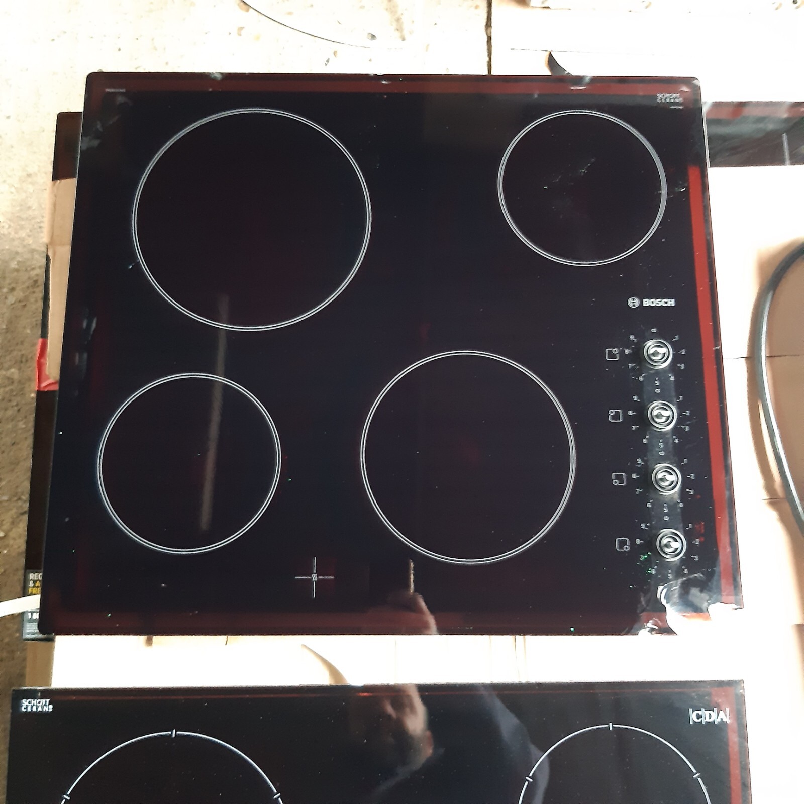 Neff , AEG, Miele , Bosch , CDA , Zanussi Broken Glass Hob Spares or