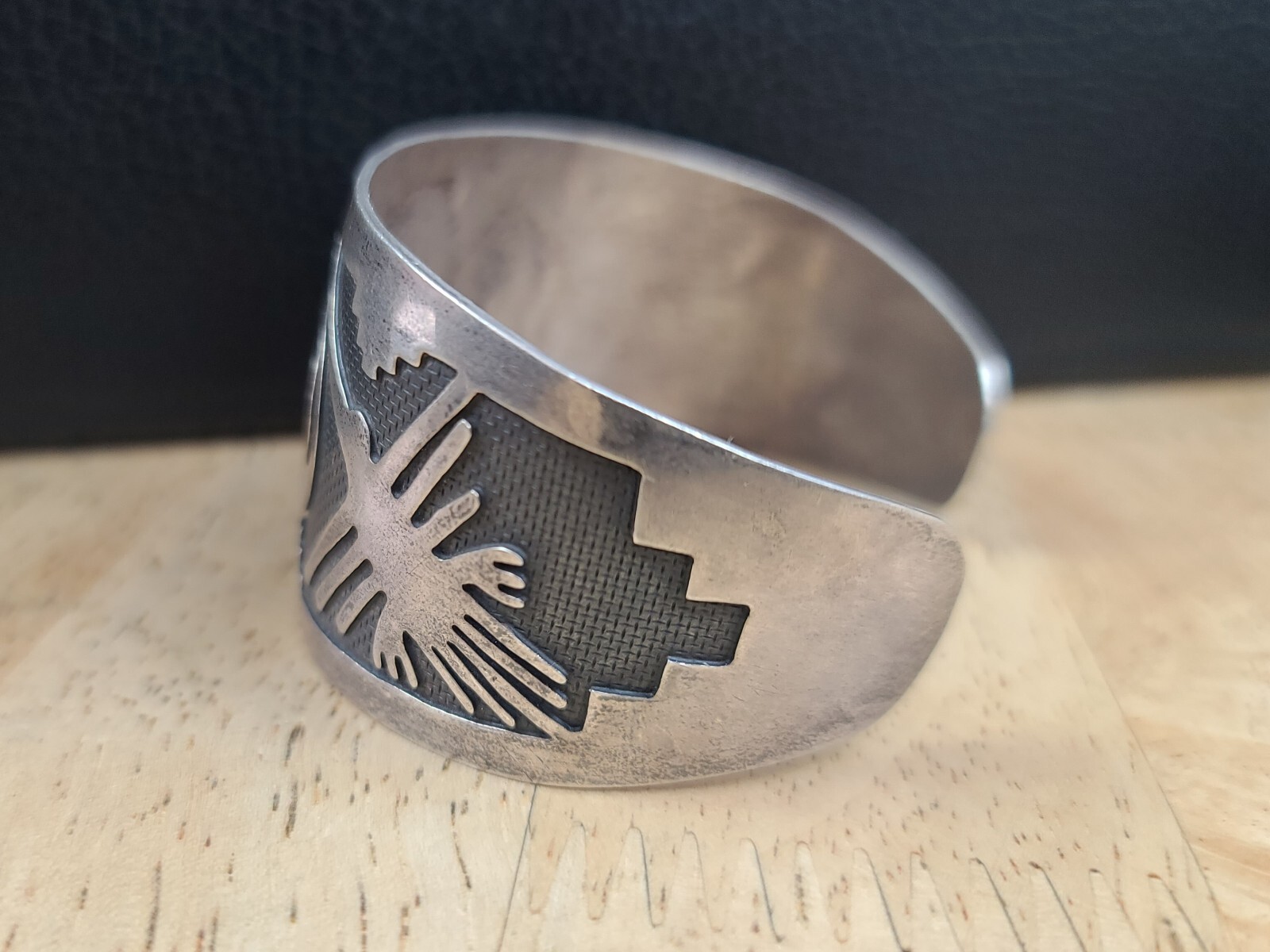 VTG Native Peru Solid 950 Silver Nazca Lines Stor… - image 12