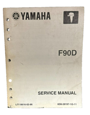 Yamaha Outboard 2004 Service Manual F90D LIT-18616-02-86 6D8-28197