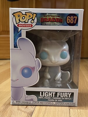 Funko Pop! Movies: How To Train Your Dragon – The Hidden World – Light Fury Diamond Edition (UK Exclusive - View #9