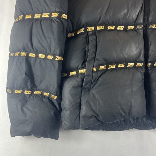 Nike Black Full Zip Hooded Comfortable Puffer Jacket Youth Unisex Size Large - Picture 2 of 21