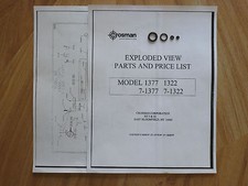 Crosman 1322 1377 One 1 O-Ring Seal Kit  Exploded View  Seal ID Guide