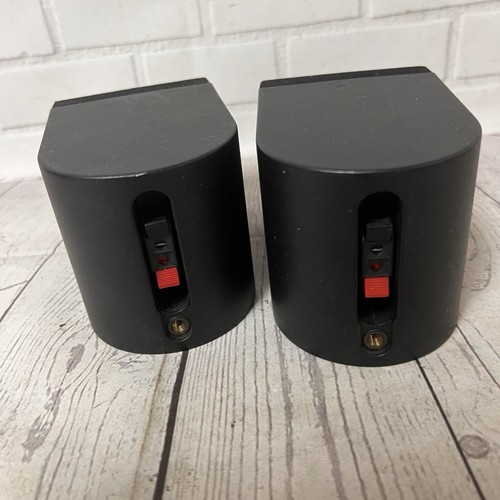 2 Bose Lifestyle Surround Sound Single Cube Speakers Black Wired - Picture 2 of 6