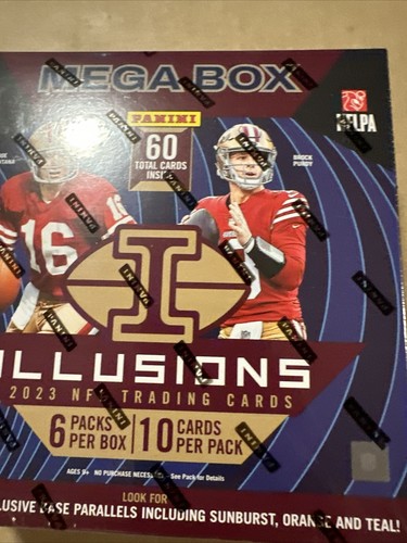 2023 Panini Illusions Football Mega Box NFL Trading Cards New Factory Sealed - Picture 5 of 11