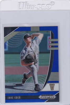 2020 PRIZMS BLUE RC JAKE EDER MIAMI MARLINS PARALLELS PRIZM DRAFT E6572