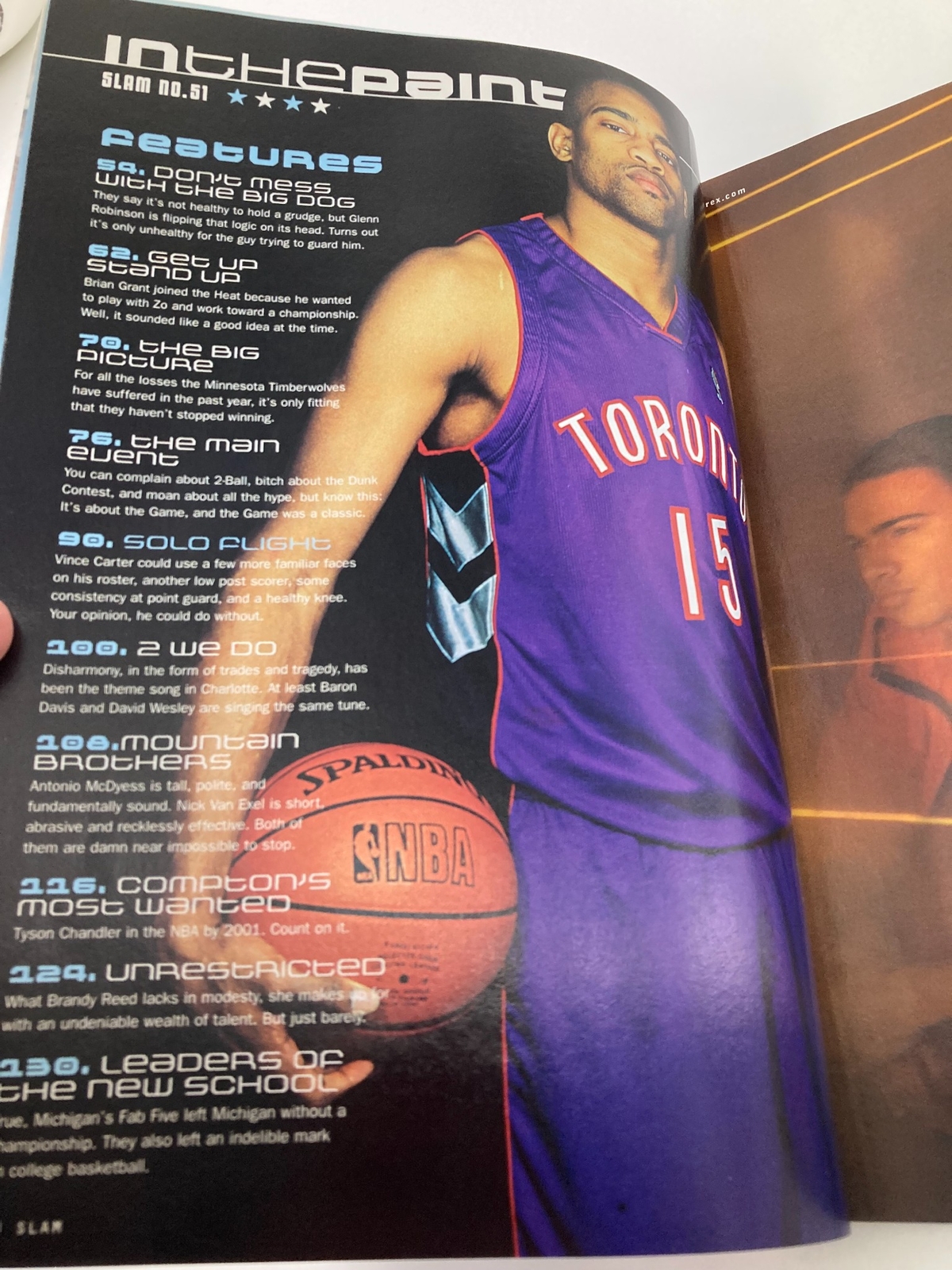 Slam Magazine May 2001 NBA Toronto Raptors Vince Carter w Poster No Label |  eBay