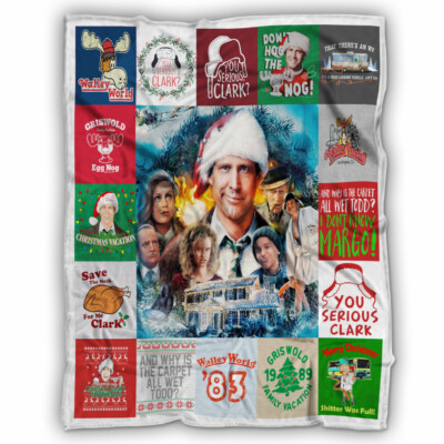 National Lampoon's Christmas Vacation Blanket, Christmas Movie Fleece  Blanket