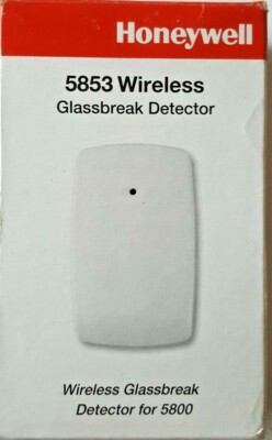 HONEYWELL 5853 WIRELESS GLASSBREAK DETECTOR for LYNX VISTA DIY 5800 SERIES USED