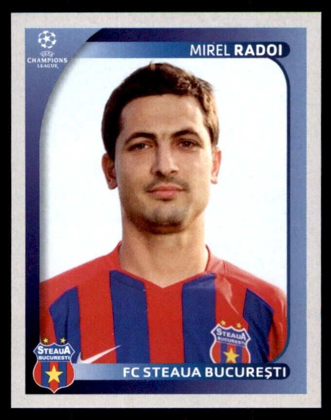 Panini Champions League (2008-2009) Mirel Radoi FC Steaua Bucureşti No. 508