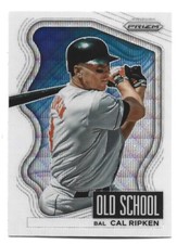 Cal Ripken Jr. 2022 Panini Prizm Old School Silver Prizm #OS-5 Insert Orioles