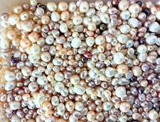 JOB LOT OF FRESHWATER PEARLS, 100pcs. NEW. ASSORTED MIXED LOTS.