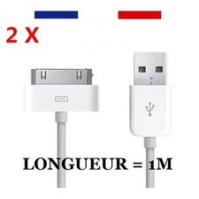 2X 1M 100% OEM Genunine Syncing & charging USB Cable for iPod video & classic