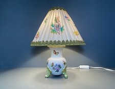 Herend Lampe auf 3 F&uuml;ssen Victoria Blumen Schmetterlinge Modell 6772 1.Wahl
