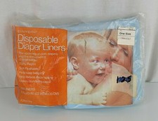 Vintage Toddletime Disposable Diaper Liners for Cloth Reusable Diapers
