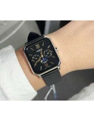 Casio Moonphase Quartz Leather Strap MTP-M305L-1A2VDF Apple Casio Moonphase Quartz Leather Strap MTP-M305L-1A2VDF Apple