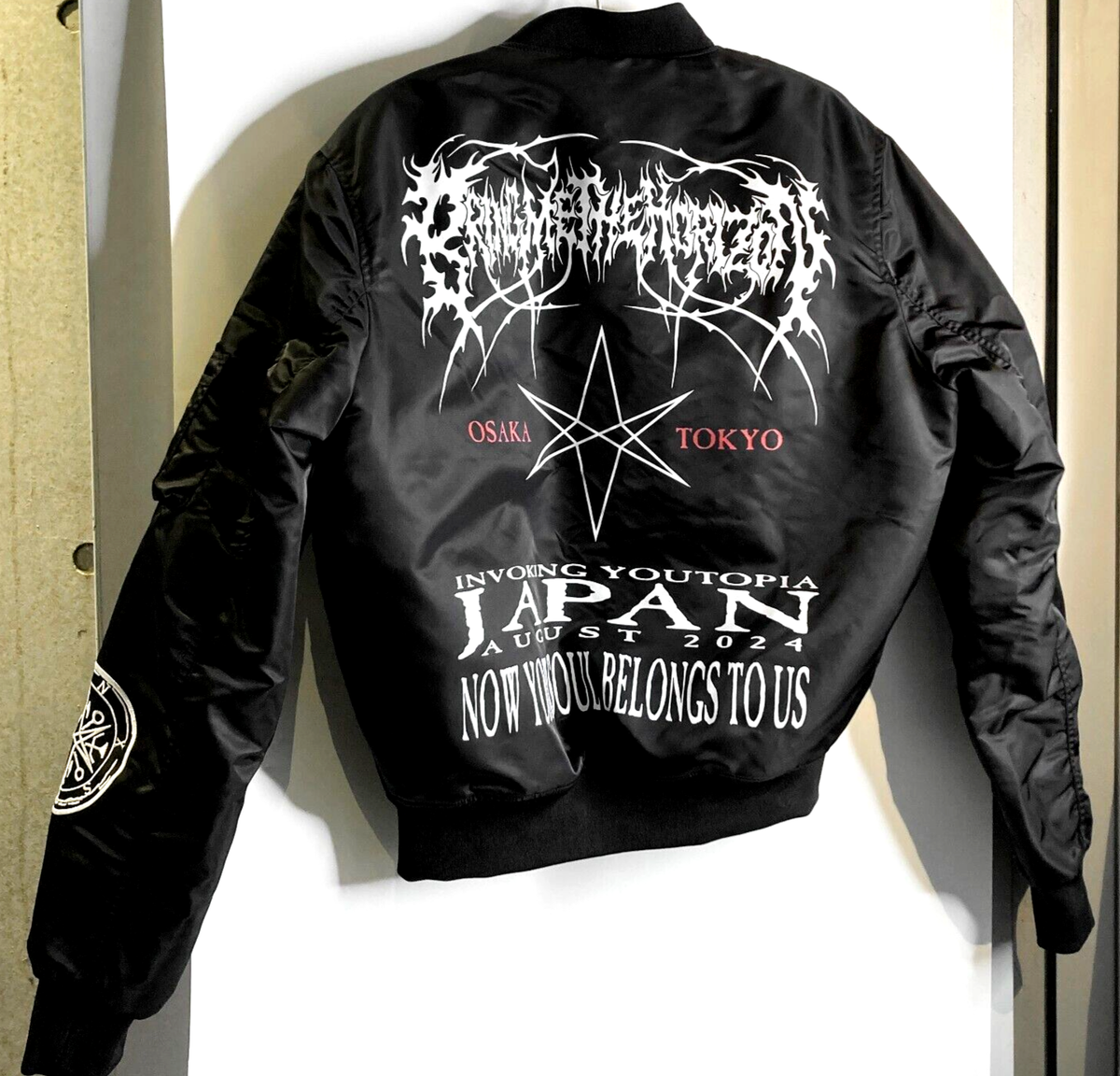Bring Me The Horizon BMTH Bomber Jacket MA-1 M Tokyo Limited Bring Me The Horizon BMTH Bomber Jacket MA-1 M Tokyo Limited