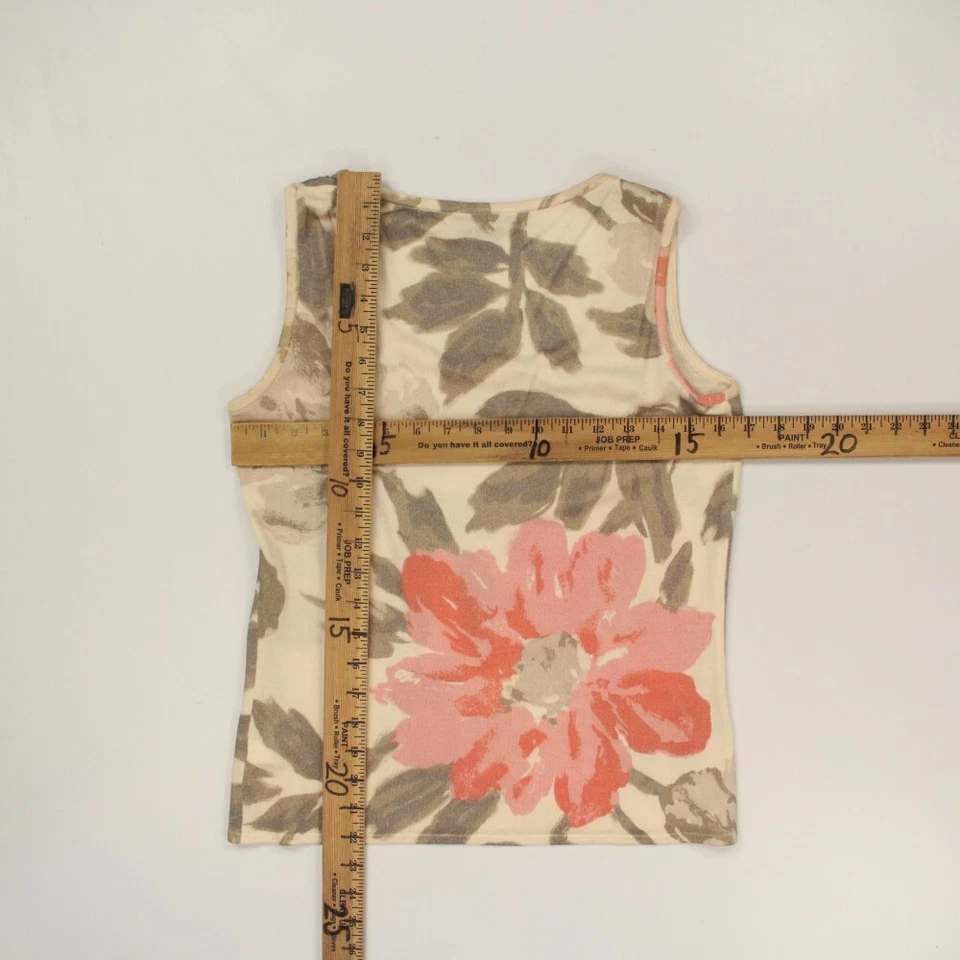 Conjunto de 2 suéteres para mujer St John talla pequeña floral lana seda cachemir LEER Foto 4 de 4