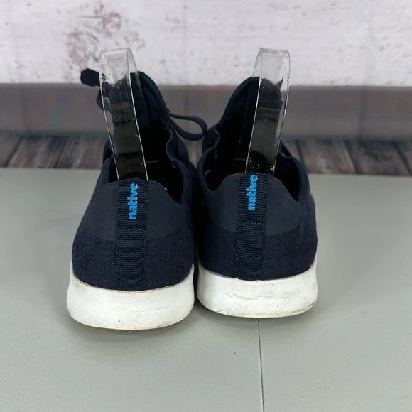 Native Shoes Sneakers Youth 7 Blue Apollo Moc lace up comfort Casual - Image 4 of 4