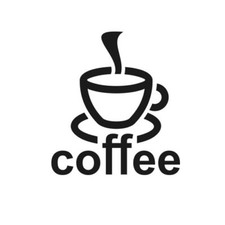 Coffee Cup for Kitchen Wall Shop Sticker Wall Art Window Decor Vinyl Decal