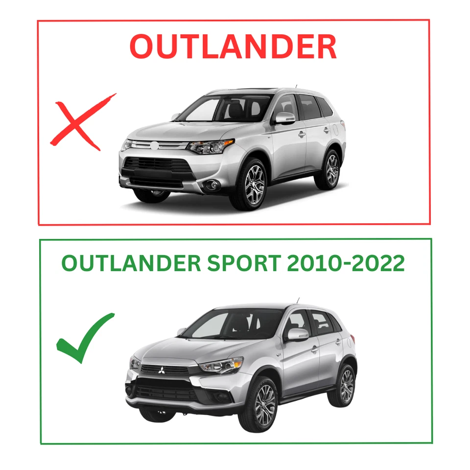 ERKUL Roof Rails Fits Outlander Sport 2011-25 Car Racks For Roof Aluminum Silver - Image 2 of 4