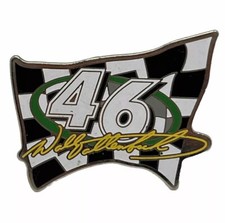 Wally Dallenbach #46 STP Racing NASCAR Race Car Driver Enamel Lapel Hat Pin