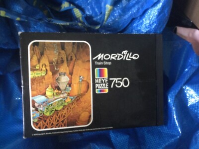 HEYE puzzle MORDILLO 1974 rare Train Stop puzzle 750 pieces | eBay