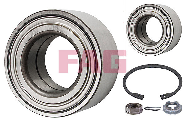 Schaeffler FAG 713640080 Radlagersatz Vorne FüR Citroen XM Peugeot 605 607-image