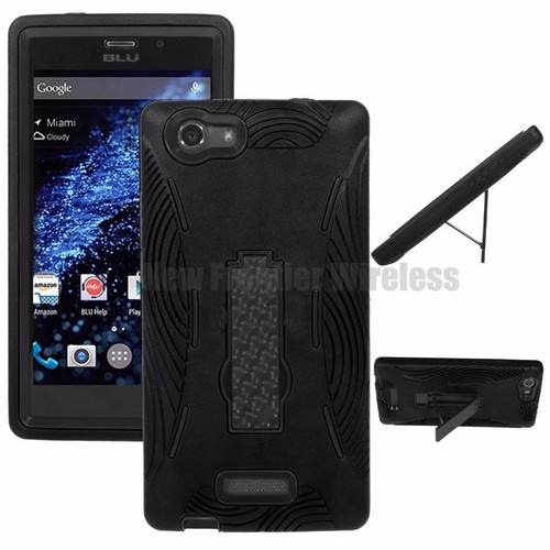 Funda de soporte defensor de alta resistencia para BLU Life One (X011Q/X010Q) + protector de pantalla - Imagen 11 de 15
