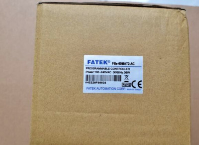 1PC- FATEK FBs-60MAT2-AC Programmable Controller, Power 100-240VAC,50/60Hz- NEW