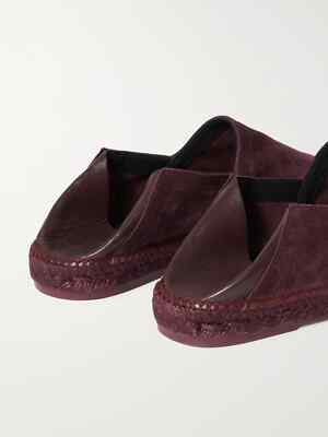 TOM FORD Barnes Suede and Leather Espadrilles Sz UK 9 / US 