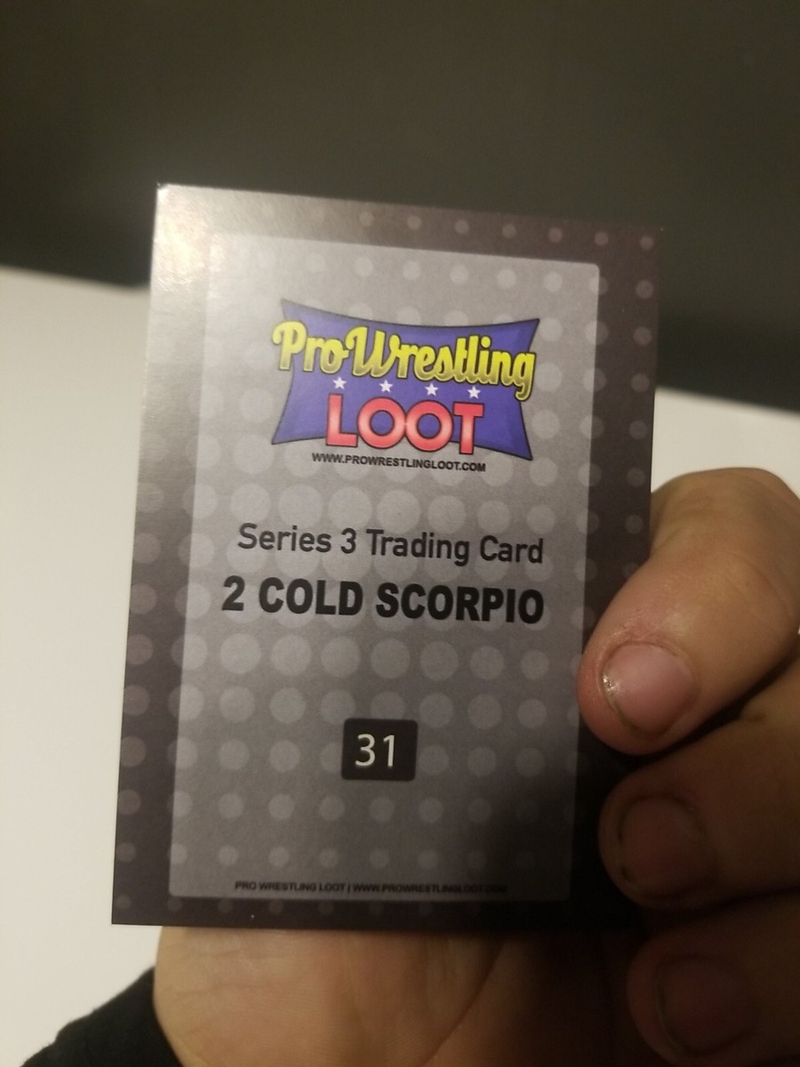 2 Cold Scorpio Series 3 Trading Card Pro Wrestling Loot Exclusive | eBay