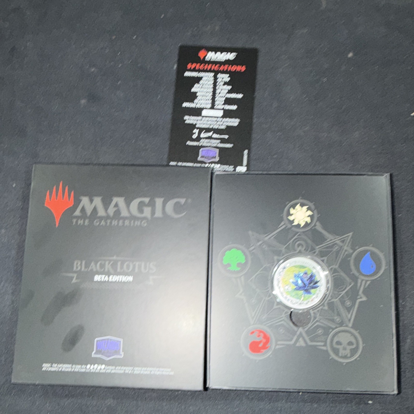 Magic The Gathering Black Lotus Beta 2024 Samoa 1 oz .999 Silver Proof view 2