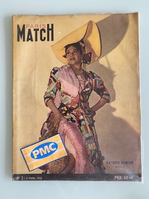 PARIS MATCH Nummer 2   1. April 1949   Kathrin Dunham   Blister  