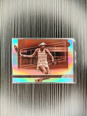 2024 Topps Chrome Tennis Ekatarina Alexandrova #162 Sepia Refractor