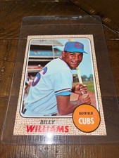 1968 TOPPS BILLY WILLIAMS #37 EXMT HOF CUBS SHARP
