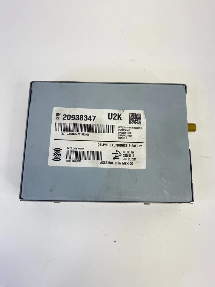 2008-2016 Buick Enclave Satellite Radio Receiver Control Module 20938347 OEM - Image 2 of 4
