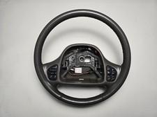 1998 - 2004 Ford Crown Victoria Leather Steering Wheel Oem W Controls Beige