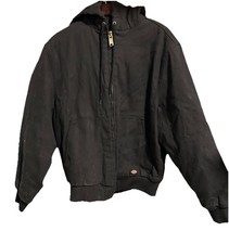 Dickies Duck Carpenter Jacket Mens Full Zip Hooded Medium