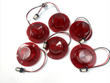 1962 Chevy Impala Led Tail Light Backup Lens Set 6pc Red Pair Upgrade Lh Rh