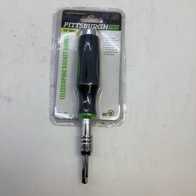 Pittsburgh Pro 1/4'' Telescoping Socket Driver (GO1068817)