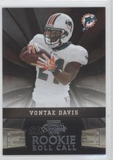 2009 Playoff Contenders Rookie Roll Call Vontae Davis #17 0b7