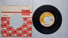 SELTENE SCHEIBE 45 T JUKE BOX CLAUDE FRANCOIS PAPIERTASCHE FONTANA ORIGINAL