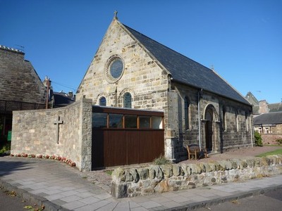 Foto A3 Ost Lothian Stadtbild : Pfarrkirche Gullane - Blick aus der c2010