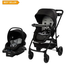 Grow and Go Flex 8-in-1 Stroller Travel System, Safe Car Seat Combo for Babies