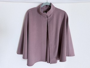 NWT Pure Alpaca Peru Cassia Cape 70% Baby Alpaca Wool Taupe 1 Size Made in Peru