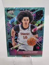 2025-26 Topps Cosmic Chrome Kyshawn George Aqua Equinox Refractor #/199 Wizards