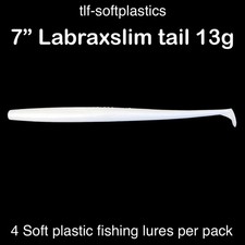 7” LABRAXSLIM TAIL 13g SOFT PLASTIC FISHING LURE SALT & FRESH WATER