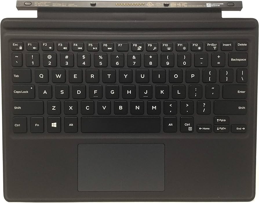 Genuine Dell Latitude 5285 5290 2-in-1 Tablet Travel Keyboard